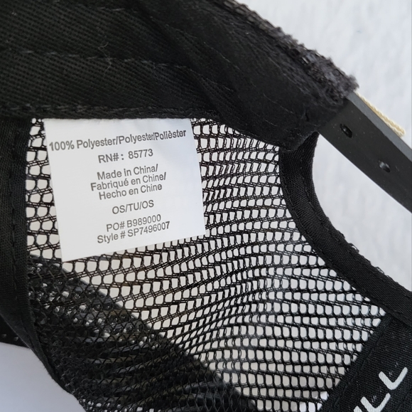 New O'Neill Pineapple Women Trucker Hat color BLK/WHT size ONE. - Picture 6 of 8